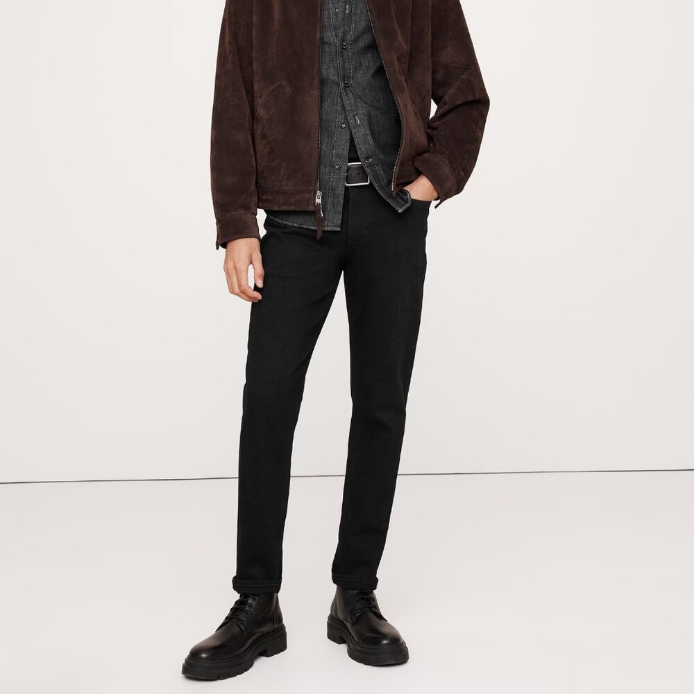 Banana Republic Slim Black Traveler Jean W33 L32